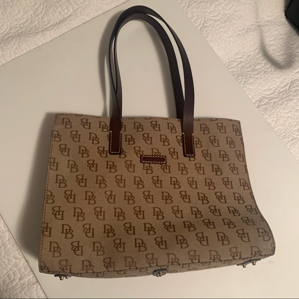 Dooney & Bourke Monogram Logo Tote Purse